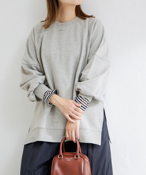 JOURNAL STANDARD(ジャーナルスタンダード)の「スウェットパフプルオーバー(Tシャツ/カットソー・レディース・ホワイト/チャコールグレー/ブラック系その他・FREE)」の11枚目の写真