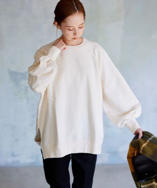 JOURNAL STANDARD(ジャーナルスタンダード)の「スウェットパフプルオーバー(Tシャツ/カットソー・レディース・ホワイト/チャコールグレー/ブラック系その他・FREE)」の17枚目の写真