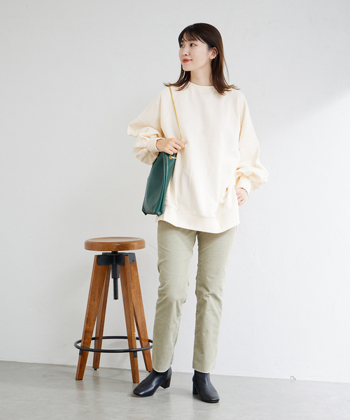 JOURNAL STANDARD(ジャーナルスタンダード)の「スウェットパフプルオーバー(Tシャツ/カットソー・レディース・ホワイト/チャコールグレー/ブラック系その他・FREE)」の18枚目の写真