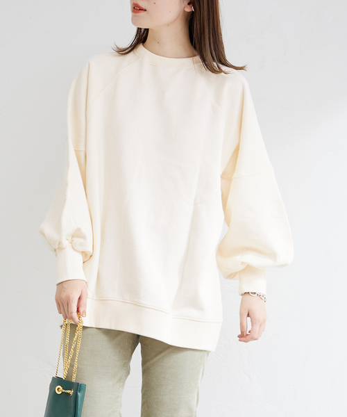 JOURNAL STANDARD(ジャーナルスタンダード)の「スウェットパフプルオーバー(Tシャツ/カットソー・レディース・ホワイト/チャコールグレー/ブラック系その他・FREE)」の20枚目の写真