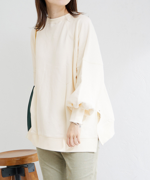 JOURNAL STANDARD(ジャーナルスタンダード)の「スウェットパフプルオーバー(Tシャツ/カットソー・レディース・ホワイト/チャコールグレー/ブラック系その他・FREE)」の21枚目の写真