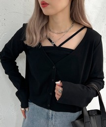 apres jour mignon | ロングスリーブカーデ+キャミセット【ZOZOTOWN限定アイテム】(カーディガン/ボレロ)