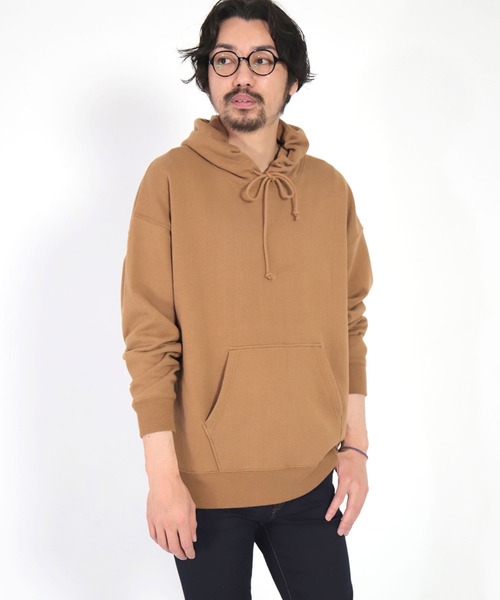 SPELLBOUND（スペルバウンド）の「[SPELLBOUND / スペルバウンド] ヘヴィ吊り裏毛 BIGスウェットパーカー（パーカー・メンズ・ブラック/ナチュラル/ブラウン・2/3）」の18枚目の写真