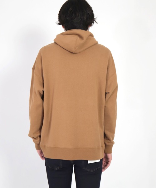 SPELLBOUND（スペルバウンド）の「[SPELLBOUND / スペルバウンド] ヘヴィ吊り裏毛 BIGスウェットパーカー（パーカー・メンズ・ブラック/ナチュラル/ブラウン・2/3）」の11枚目の写真