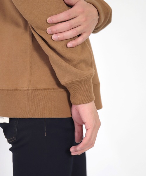 SPELLBOUND（スペルバウンド）の「[SPELLBOUND / スペルバウンド] ヘヴィ吊り裏毛 BIGスウェットパーカー（パーカー・メンズ・ブラック/ナチュラル/ブラウン・2/3）」の15枚目の写真