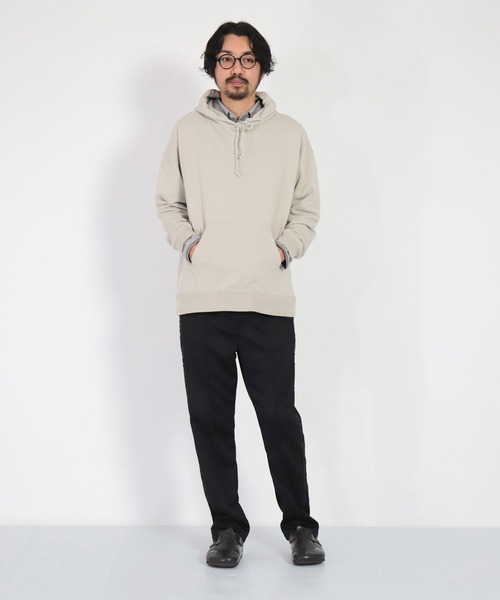 SPELLBOUND（スペルバウンド）の「[SPELLBOUND / スペルバウンド] ヘヴィ吊り裏毛 BIGスウェットパーカー（パーカー・メンズ・ブラック/ナチュラル/ブラウン・2/3）」の16枚目の写真