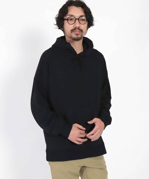 SPELLBOUND（スペルバウンド）の「[SPELLBOUND / スペルバウンド] ヘヴィ吊り裏毛 BIGスウェットパーカー（パーカー・メンズ・ブラック/ナチュラル/ブラウン・2/3）」の13枚目の写真