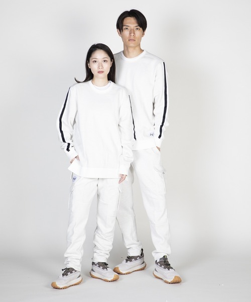 UNDER ARMOUR（アンダーアーマー）の「UAエッセンシャルヘリテージ フリース カーゴパンツ（トレーニング/メンズ）（その他パンツ・メンズ・ブラック/アイボリー・S/M/L/XL/XXL/3XL）」の3枚目の写真