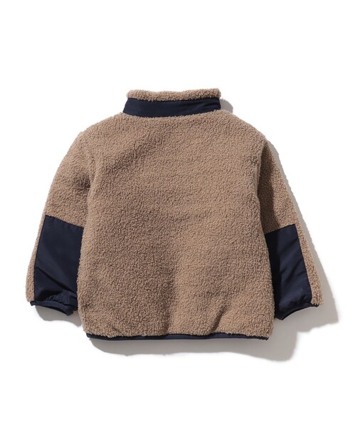 SHOO・LA・RUE(シューラルー)の「【100-150cm/撥水】キルト×ボアリバーシブルブルゾン(ブルゾン・キッズ・ピンク系/ブラウン系その他/チャコールグレー/アイボリー・14/13/15 /11/12/10)」の7枚目の写真