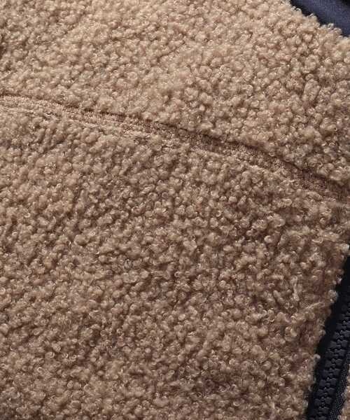 SHOO・LA・RUE(シューラルー)の「【100-150cm/撥水】キルト×ボアリバーシブルブルゾン(ブルゾン・キッズ・ピンク系/ブラウン系その他/チャコールグレー/アイボリー・14/13/15 /11/12/10)」の5枚目の写真