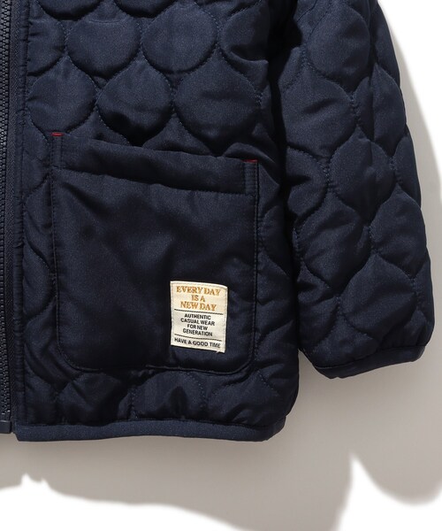 SHOO・LA・RUE(シューラルー)の「【100-150cm/撥水】キルト×ボアリバーシブルブルゾン(ブルゾン・キッズ・ピンク系/ブラウン系その他/チャコールグレー/アイボリー・14/13/15 /11/12/10)」の17枚目の写真