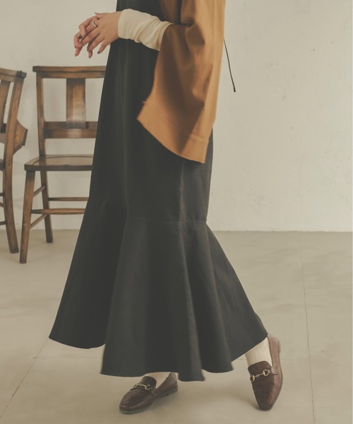 Ambre Neige（アンブルネージュ）の「起毛マーメイドキャミワンピース／【WEB/EC限定商品】（ワンピース・レディース・ダークブラウン/ブラック/ライトブラウン・FREE）」の18枚目の写真