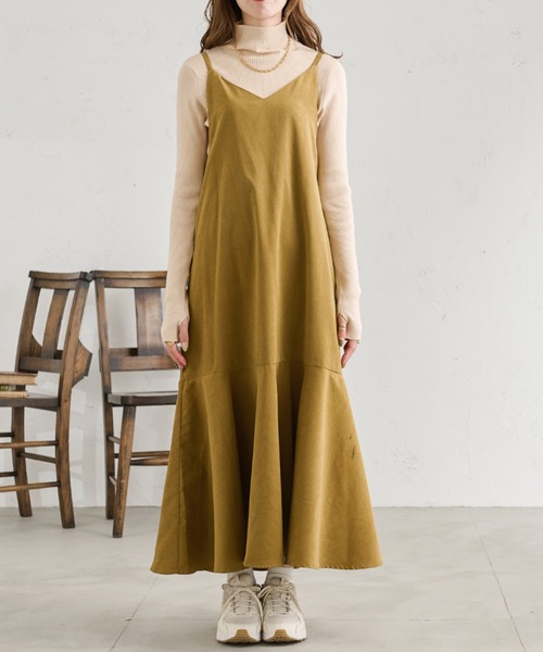 Ambre Neige（アンブルネージュ）の「起毛マーメイドキャミワンピース／【WEB/EC限定商品】（ワンピース・レディース・ダークブラウン/ブラック/ライトブラウン・FREE）」の22枚目の写真