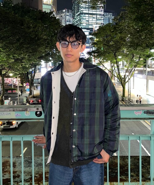 CIAOPANIC（チャオパニック）の「2WAYリバーシブル ボリュームコーチジャケット（ダウンジャケット/コート・レディース・グレー/スカイブルー/オレンジ・MEDIUM/LARGE）」の18枚目の写真