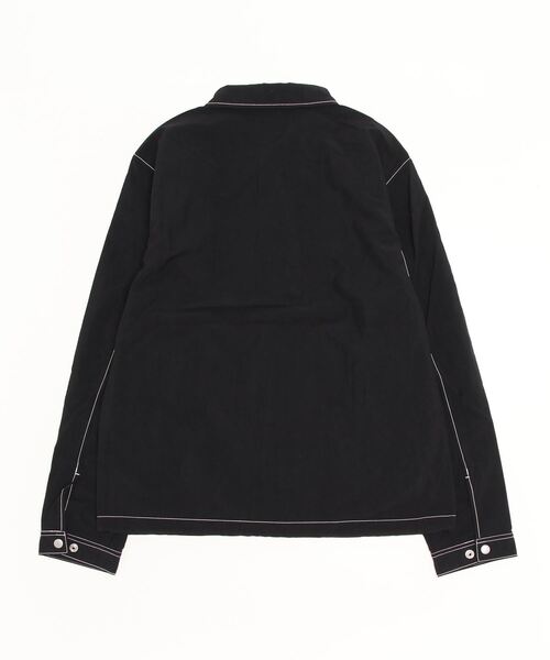 STUSSY（ステューシー）の「STUSSY/ステューシー Nylon Folsom コーチジャケット（カバーオール・メンズ・ラベンダー/ブラック・M/L/XL）」の6枚目の写真