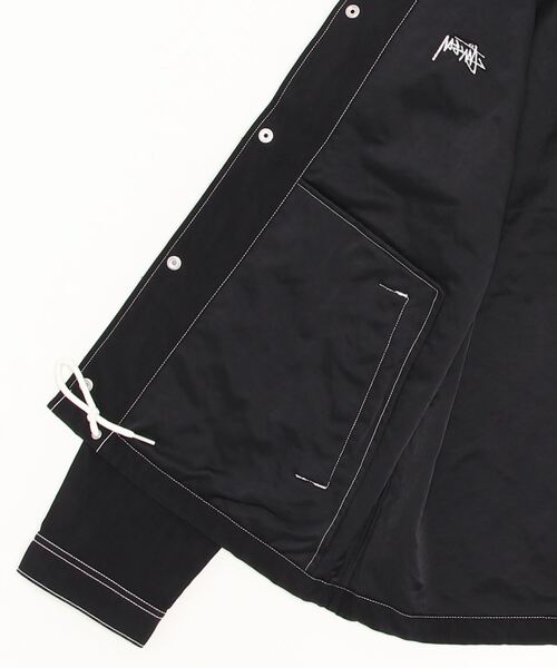 STUSSY（ステューシー）の「STUSSY/ステューシー Nylon Folsom コーチジャケット（カバーオール・メンズ・ラベンダー/ブラック・M/L/XL）」の10枚目の写真