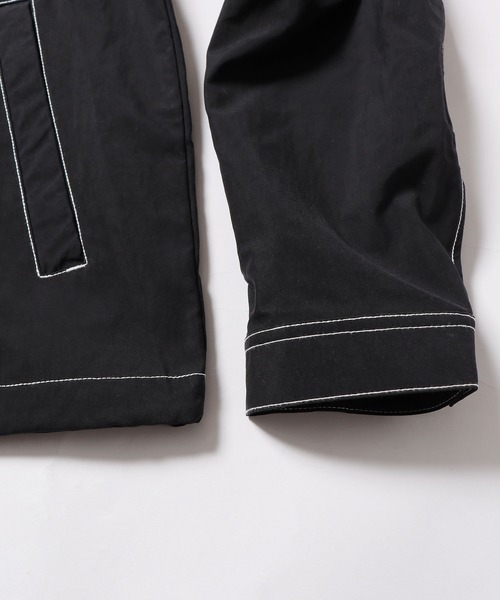 STUSSY（ステューシー）の「STUSSY/ステューシー Nylon Folsom コーチジャケット（カバーオール・メンズ・ラベンダー/ブラック・M/L/XL）」の12枚目の写真