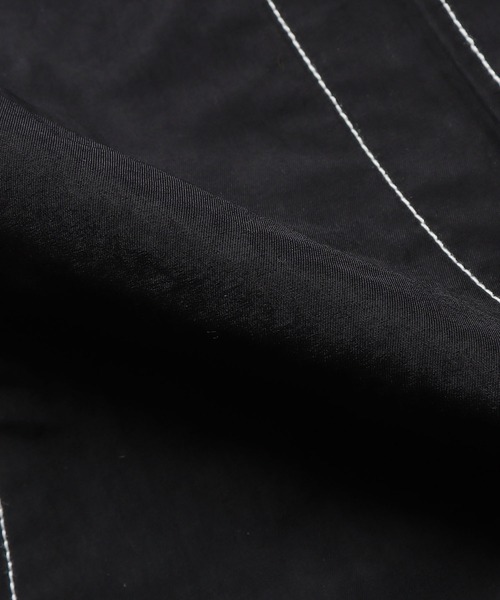 STUSSY（ステューシー）の「STUSSY/ステューシー Nylon Folsom コーチジャケット（カバーオール・メンズ・ラベンダー/ブラック・M/L/XL）」の4枚目の写真