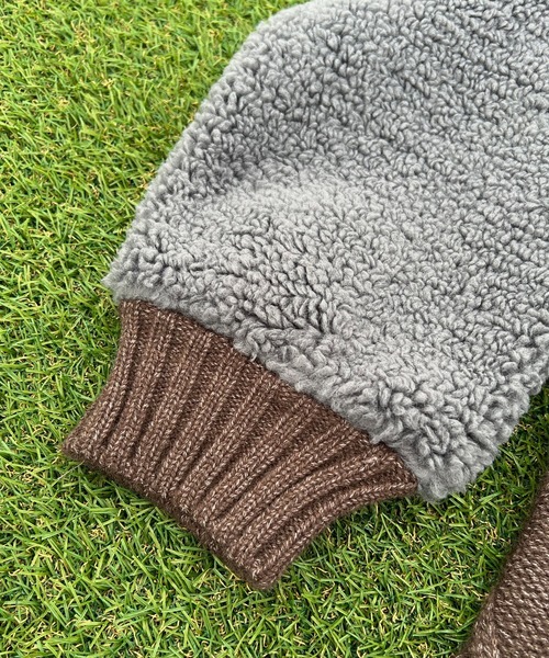 BEATJIVE(ビートジャイブ)の「ビッグシルエット ハーフジップ ニット プルオーバー レディース(ニット/セーター・レディース・グレー/ベージュ/ブラウン・FREE)」の6枚目の写真