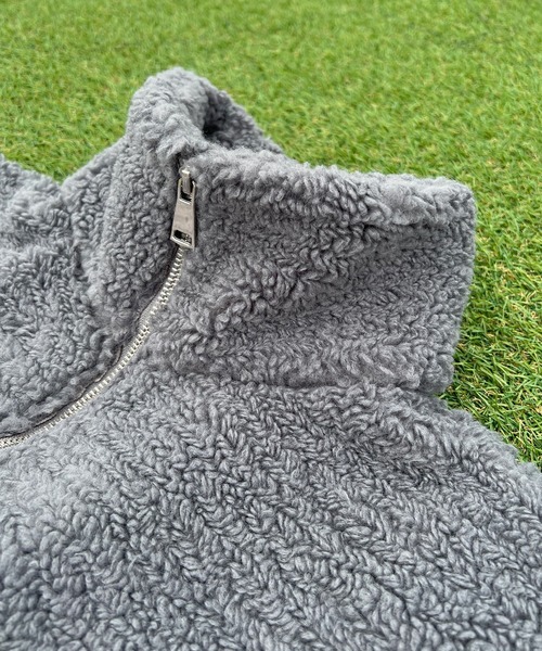 BEATJIVE(ビートジャイブ)の「ビッグシルエット ハーフジップ ニット プルオーバー レディース(ニット/セーター・レディース・グレー/ベージュ/ブラウン・FREE)」の17枚目の写真