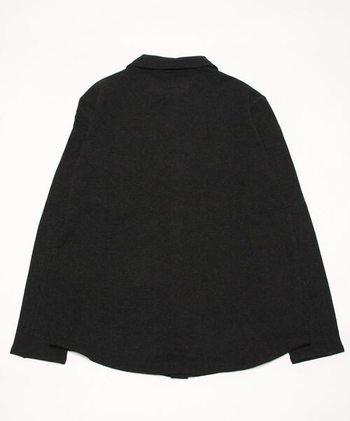 MAJESTIC FILATURES（マジェスティックフィラチュール）の「MAJESTIC FILATURES/マジェスティックフィラチュール/VISCOSE シャツ（シャツ/ブラウス・メンズ・チャコール/ブラック・M/L/S）」の3枚目の写真