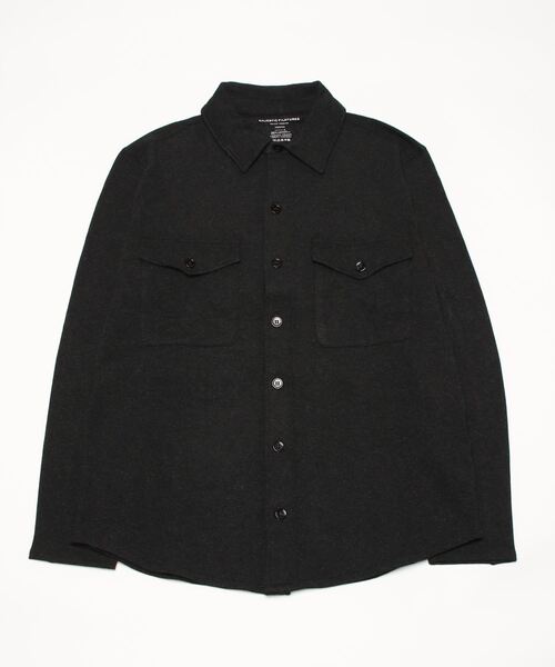 MAJESTIC FILATURES（マジェスティックフィラチュール）の「MAJESTIC FILATURES/マジェスティックフィラチュール/VISCOSE シャツ（シャツ/ブラウス・メンズ・チャコール/ブラック・M/L/S）」の7枚目の写真