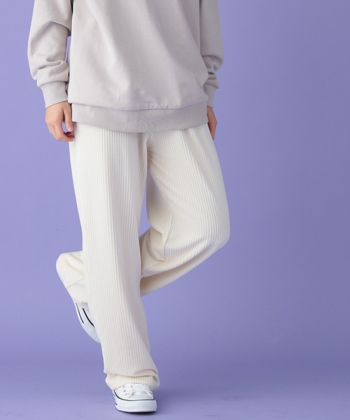 GLOBAL WORK（グローバルワーク）の「カットコールイージーパンツ/AND YUA ANY/168432（シャツ/ブラウス・キッズ・ブラック/オフホワイト・150cm/160cm）」の7枚目の写真