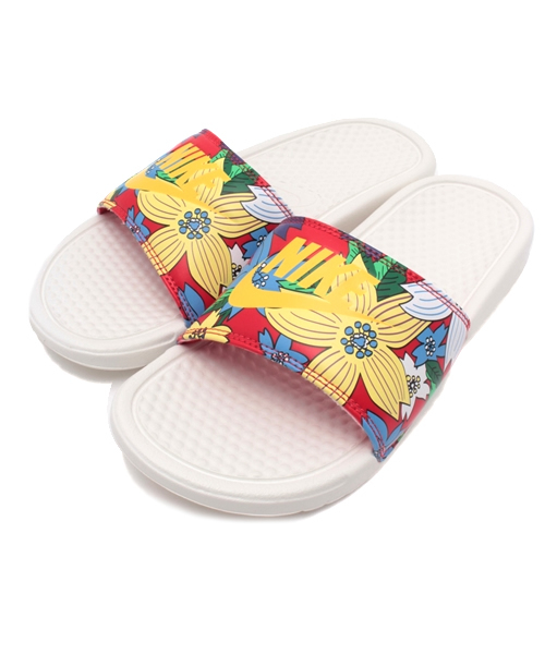 NIKE（ナイキ）の「NIKE / ベナッシ JDI プリント（618919)（サンダル・レディース・ブラック/レッド・25/23/24）」の2枚目の写真