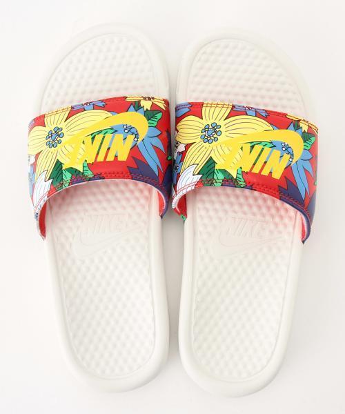 NIKE（ナイキ）の「NIKE / ベナッシ JDI プリント（618919)（サンダル・レディース・ブラック/レッド・25/23/24）」の13枚目の写真