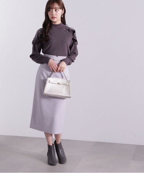 PROPORTION BODY DRESSING（プロポーションボディドレッシング）の「パールベルトタイトスカート / 1213120102（スカート・レディース・ピンク/グレー・X-SMALL/SMALL/MEDIUM）」の3枚目の写真