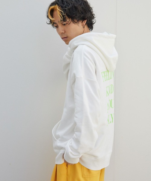 PBLIM(ページボーイリム)の「PAGEBOYLIM/カラーロゴフーディー(パーカー・レディース・ネイビー/オフホワイト・MEDIUM/LARGE)」の5枚目の写真
