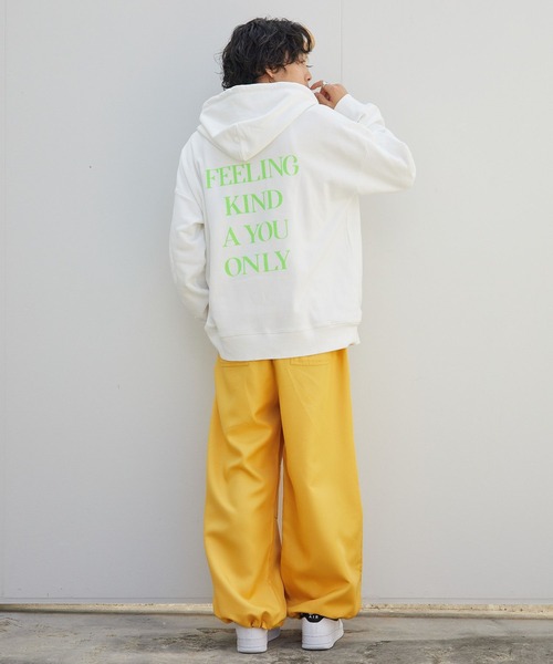 PBLIM(ページボーイリム)の「PAGEBOYLIM/カラーロゴフーディー(パーカー・レディース・ネイビー/オフホワイト・MEDIUM/LARGE)」の8枚目の写真