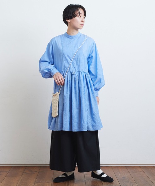 yuni（ユニ ）の「80/2強撚ギャバ ラージ パンツ（その他パンツ）」 - WEAR