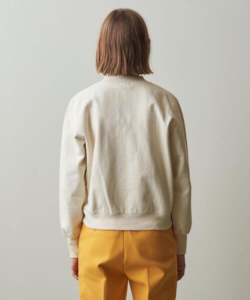 Steven Alan（スティーブンアラン）の「＜Steven Alan＞COTTON SWEAT ZIP CARDIGAN/カーディガン（カーディガン/ボレロ・レディース・オフホワイト/ライトブルー・FREE）」の5枚目の写真
