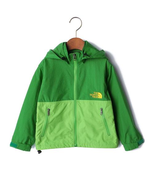 THE NORTH FACE(ザノースフェイス)の「THE NORTH FACE Compact Jacket(その他アウター・キッズ・ケリー/イエロー・100cm/110cm/130cm/120cm)」の2枚目の写真