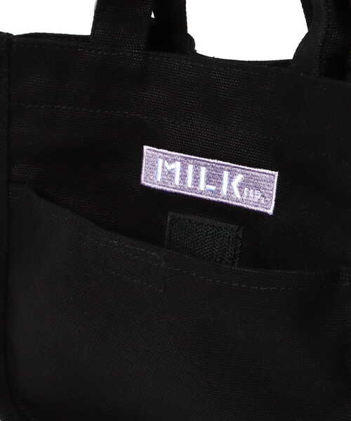 AVIREX(アヴィレックス)の「【MILKFED.×AVIREX】MINI TOTE BAG/ ミニトートバッグ(トートバッグ・レディース・ホワイト系2/ブラック・F)」の9枚目の写真