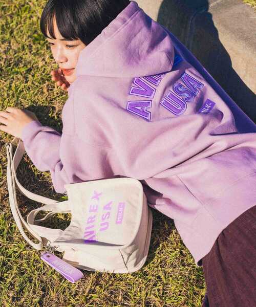 AVIREX(アヴィレックス)の「【MILKFED.×AVIREX】MINI TOTE BAG/ ミニトートバッグ(トートバッグ・レディース・ホワイト系2/ブラック・F)」の13枚目の写真