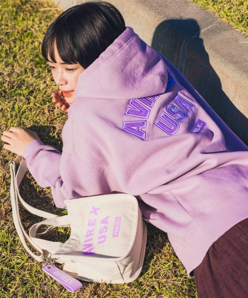 AVIREX(アヴィレックス)の「【MILKFED.×AVIREX】MINI TOTE BAG/ ミニトートバッグ(トートバッグ・レディース・ホワイト系2/ブラック・F)」の1枚目の写真