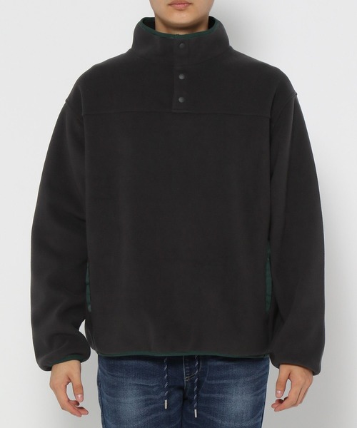 BAYFLOW(ベイフロー)の「フリーススナッププルオーバー(Tシャツ/カットソー・メンズ・ベージュ/ブラック・MEDIUM/LARGE)」の15枚目の写真