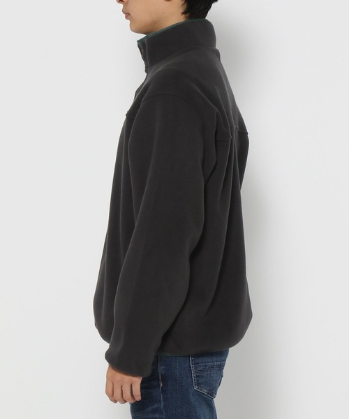 BAYFLOW(ベイフロー)の「フリーススナッププルオーバー(Tシャツ/カットソー・メンズ・ベージュ/ブラック・MEDIUM/LARGE)」の3枚目の写真