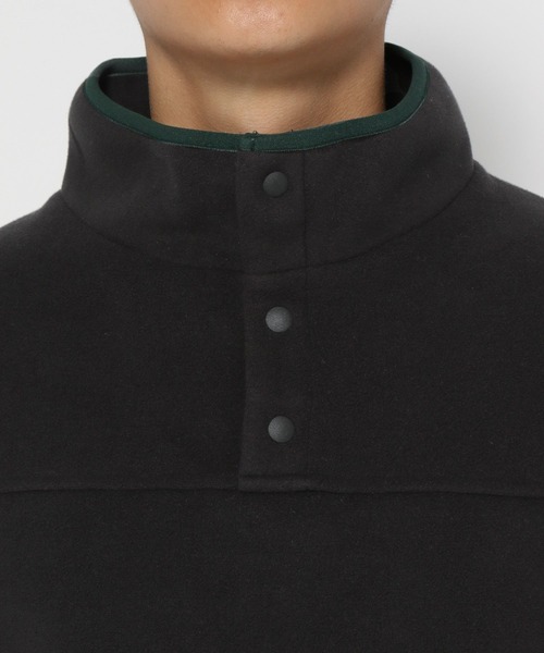 BAYFLOW(ベイフロー)の「フリーススナッププルオーバー(Tシャツ/カットソー・メンズ・ベージュ/ブラック・MEDIUM/LARGE)」の12枚目の写真