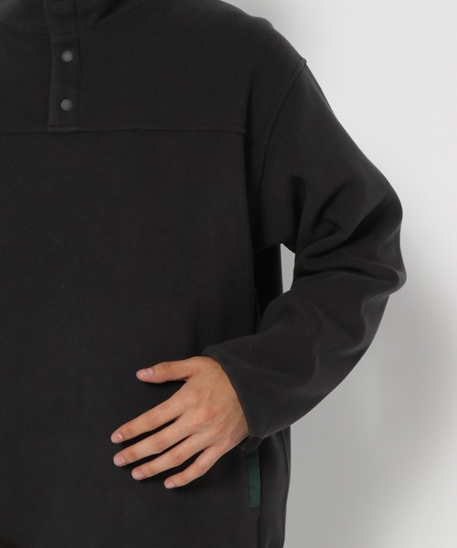 BAYFLOW(ベイフロー)の「フリーススナッププルオーバー(Tシャツ/カットソー・メンズ・ベージュ/ブラック・MEDIUM/LARGE)」の6枚目の写真