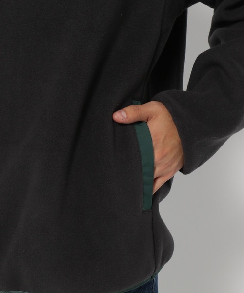 BAYFLOW(ベイフロー)の「フリーススナッププルオーバー(Tシャツ/カットソー・メンズ・ベージュ/ブラック・MEDIUM/LARGE)」の10枚目の写真