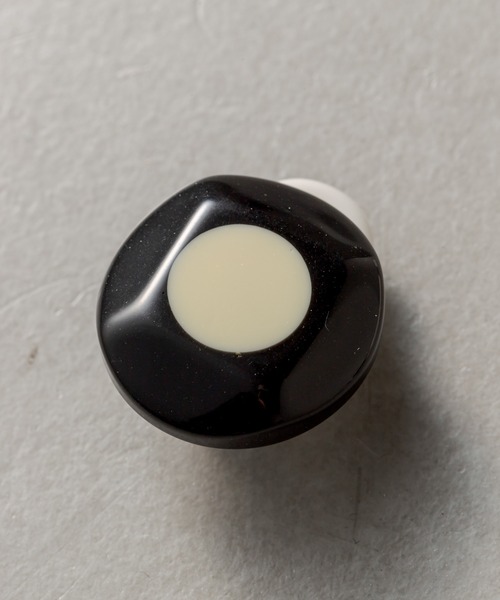 MARION GODART(マリオンゴダール)の「【MARION GODART(マリオンゴダール)】サークルドットイヤリング(イヤリング・レディース・ブラック/ボルドー/グリーン系その他2・FREE)」の6枚目の写真