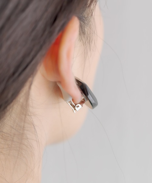 MARION GODART(マリオンゴダール)の「【MARION GODART(マリオンゴダール)】サークルドットイヤリング(イヤリング・レディース・ブラック/ボルドー/グリーン系その他2・FREE)」の10枚目の写真