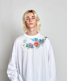 rehacer | rehacer : Botanical Stole Wide L/S / ボタニカルストール ワイド ロングスリーブ カットソー(Tシャツ/カットソー)