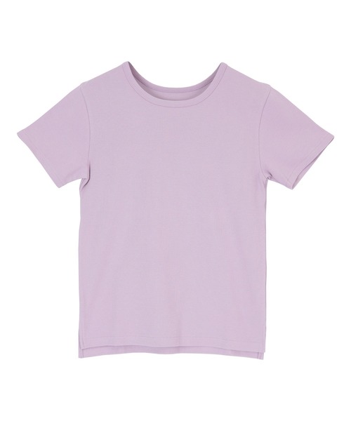titivate(ティティベイト)の「クルーネックコットンカットソーTシャツ(Tシャツ/カットソー・レディース・ベージュ/パープル/ブラック/グレー/オフホワイト・S/M/L)」の20枚目の写真
