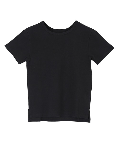 titivate(ティティベイト)の「クルーネックコットンカットソーTシャツ(Tシャツ/カットソー・レディース・ベージュ/パープル/ブラック/グレー/オフホワイト・S/M/L)」の17枚目の写真