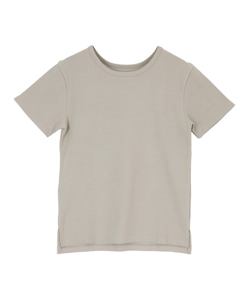 titivate(ティティベイト)の「クルーネックコットンカットソーTシャツ(Tシャツ/カットソー・レディース・ベージュ/パープル/ブラック/グレー/オフホワイト・S/M/L)」の18枚目の写真
