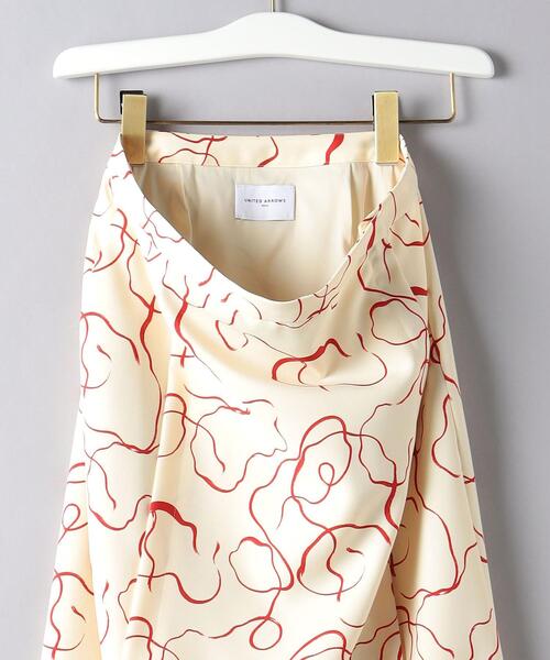 UNITED ARROWS(ユナイテッドアローズ)の「BRUSH/LINE プリント タイトスカート(スカート・レディース・オフホワイト/ブラック・36/38)」の13枚目の写真